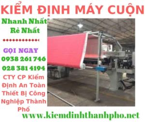 Hình ảnh kiểm định máy cuộn