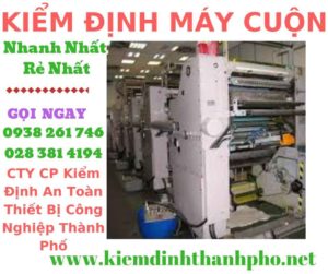 Hình ảnh kiểm định máy cuộn