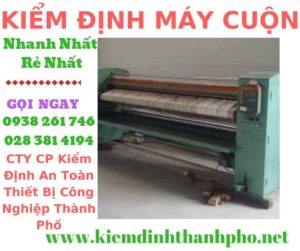 Hình ảnh kiểm định máy cuộn