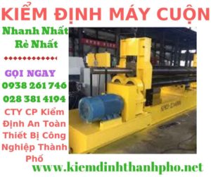 Hình ảnh kiểm định máy cuộn