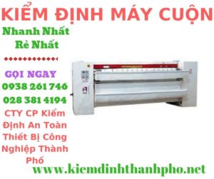 Hình ảnh kiểm định máy cuộn