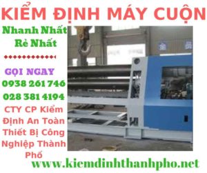 Hình ảnh kiểm định máy cuộn