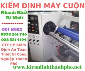 Hình ảnh kiểm định máy cuộn