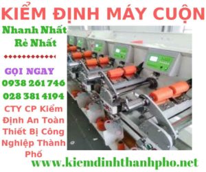 Hình ảnh kiểm định máy cuộn