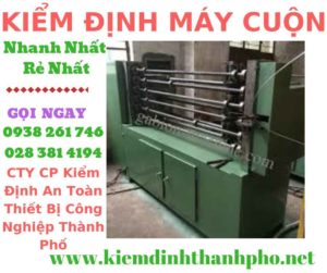 Hình ảnh kiểm định máy cuộn