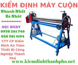 Hình ảnh kiểm định máy cuộn