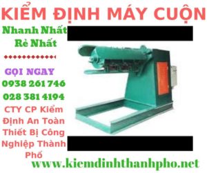 Hình ảnh kiểm định máy cuộn