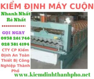 Hình ảnh kiểm định máy cuộn