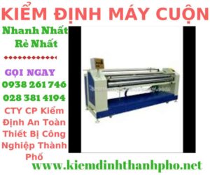 Hình ảnh kiểm định máy cuộn