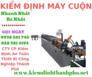 Hình ảnh kiểm định máy cuộn