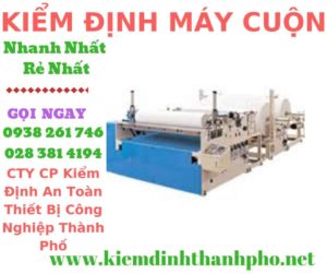 Hình ảnh kiểm định máy cuộn