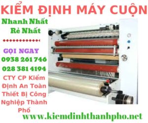 Hình ảnh kiểm định máy cuộn