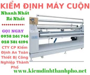 Hình ảnh kiểm định máy cuộn