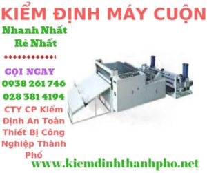 Hình ảnh kiểm định máy cuộn