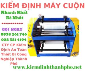 Hình ảnh kiểm định máy cuộn