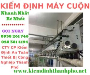 Hình ảnh kiểm định máy cuộn