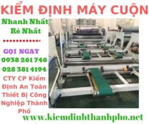 Hình ảnh kiểm định máy cuộn