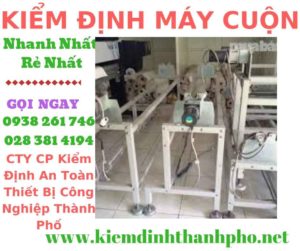 Hình ảnh kiểm định máy cuộn