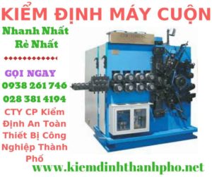 Hình ảnh kiểm định máy cuộn