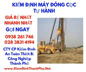 kiểm định máy đóng cọc tự hành