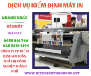 Hình ảnh kiểm định máy in