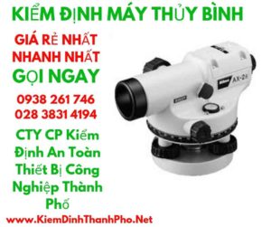 hình ảnh kiểm định máy thủy bình