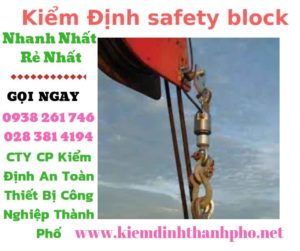 Hình ảnh kiểm định safety block