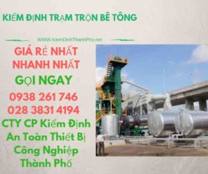 hình ảnh kiểm định trạm trộn bê tông