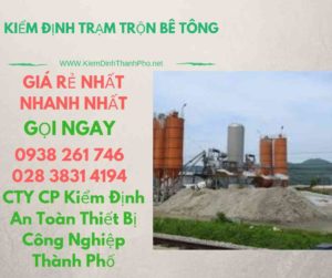 hình ảnh kiểm định trạm trộn bê tông