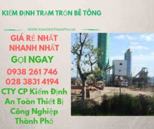 hình ảnh kiểm định trạm trộn bê tông