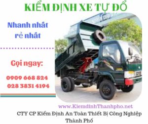 Hình ảnh kiểm định xe tự đổ