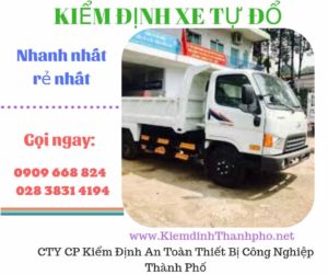 Hình ảnh kiểm định xe tự đổ