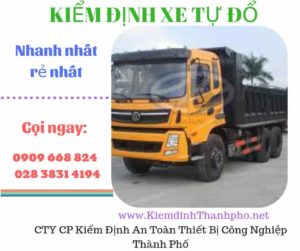 Hình ảnh kiểm định xe tự đổ