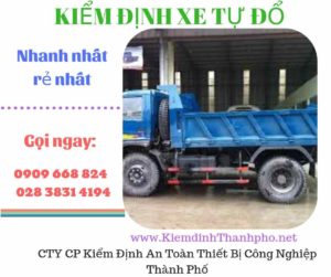 Hình ảnh kiểm định xe tự đổ