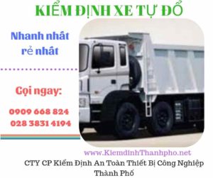 Hình ảnh kiểm định xe tự đổ