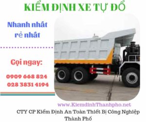 Hình ảnh kiểm định xe tự đổ