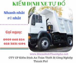 Hình ảnh kiểm định xe tự đổ