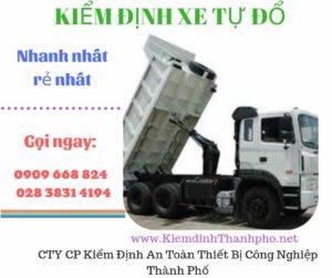 Hình ảnh kiểm định xe tự đổ