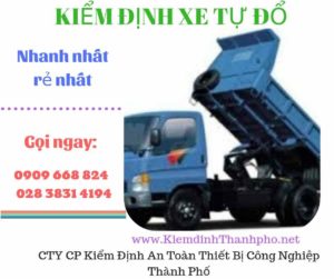 Hình ảnh kiểm định xe tự đổ