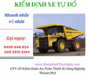 Hình ảnh kiểm định xe tự đổ