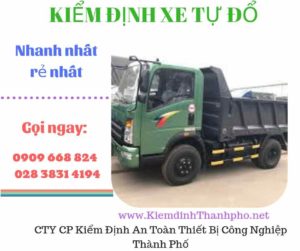 Hình ảnh kiểm định xe tự đổ