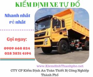 Hình ảnh kiểm định xe tự đổ