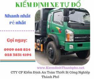 Hình ảnh kiểm định xe tự đổ