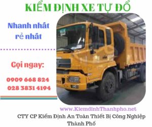 Hình ảnh kiểm định xe tự đổ