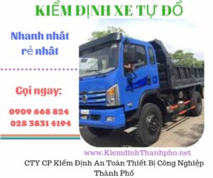 Hình ảnh kiểm định xe tự đổ