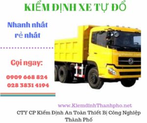 Hình ảnh kiểm định xe tự đổ