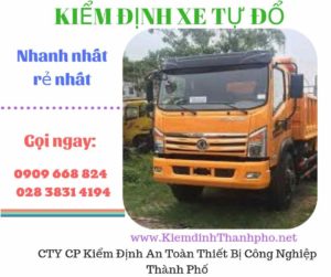 Hình ảnh kiểm định xe tự đổ