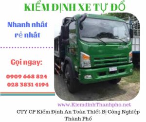 Hình ảnh kiểm định xe tự đổ