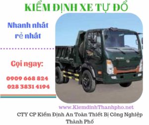 Hình ảnh kiểm định xe tự đổ