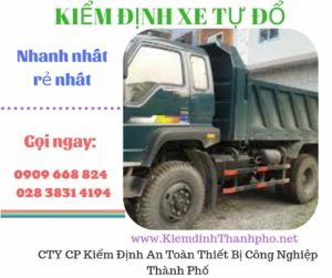 Hình ảnh kiểm định xe tự đổ